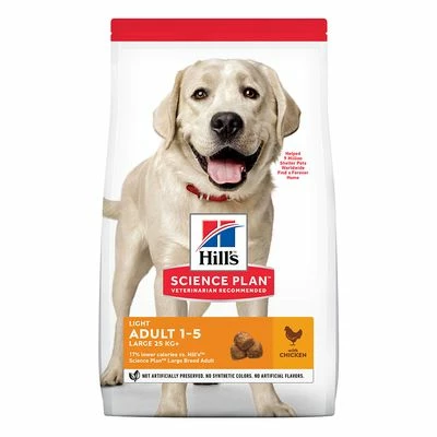 Hill's Science Plan Adult Light Large Breed Met Kip 3 Hill's Science Plan Adult Light Large Breed Met Kip