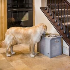 Kerbl EcoFLEX® Voerbakstandaard -Hunter Verkoop 2024 106300 kerbl ecoflex futterbar gray hs 13 4