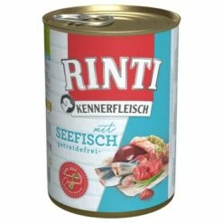Voordeelpakket 12 X 400 G Rinti "Kennerfleisch" -Hunter Verkoop 2024 111298 pla bilder rinti kennerfleisch seefisch 400g hs 01 3