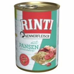 Voordeelpakket 12 X 400 G Rinti "Kennerfleisch" -Hunter Verkoop 2024 111299 pla bilder rinti kennerfleisch pansen 400g hs 01 7