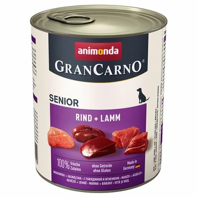 Animonda GranCarno Original Senior Hondenvoer 6 X 800 G 4 Animonda GranCarno Original Senior Hondenvoer 6 X 800 G - Afbeelding 2