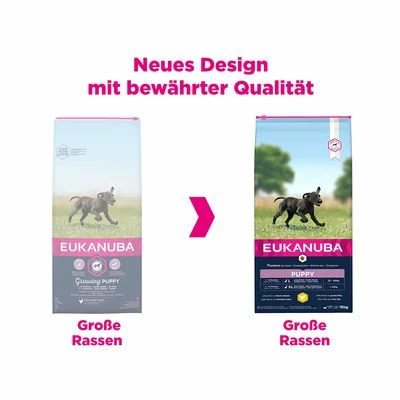 Eukanuba Puppy Large Breed Kip Hondenvoer 5 Eukanuba Puppy Large Breed Kip Hondenvoer - Afbeelding 3