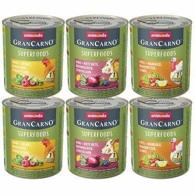 Animonda GranCarno Adult Superfoods Gemengd Pakket 7 Animonda GranCarno Adult Superfoods Gemengd Pakket - Afbeelding 5