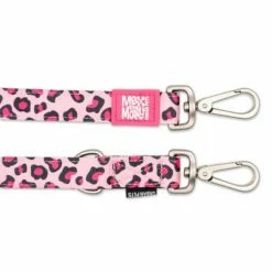 Max & Molly Multifunctionele Hondenlijn Leopard Pink -Hunter Verkoop 2024 190422 190423 190996 pla maxnmolly multifunktionsleine leopardpink hs 03 3