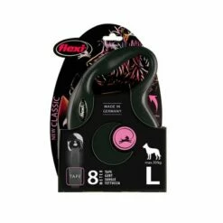 Flexi New Classic Rollijn L Zwart, 8 M -Hunter Verkoop 2024 198005 pla flexi newclassic gurtleine l schwarz hs 01 0