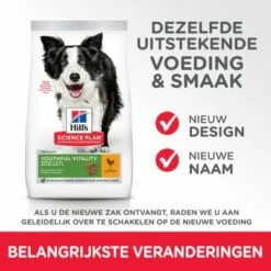 Hill's Science Plan Adult 7+ Senior Vitality Medium Met Kip -Hunter Verkoop 2024 1 atf11 604384 key changes 8