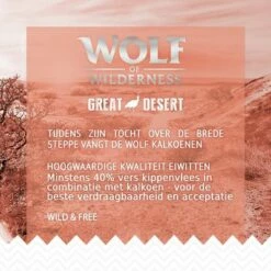 Wolf Of Wilderness Adult 'Great Desert' Hondenvoer - Kalkoen -Hunter Verkoop 2024 1 wow benefitboard greatdessert 1000x1000 de 0