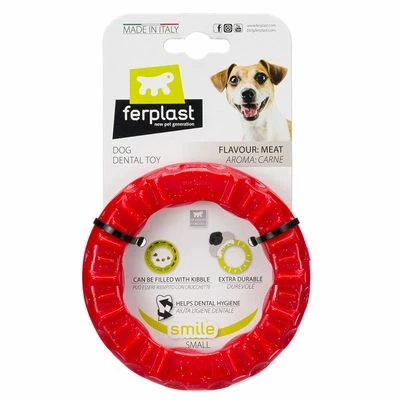 Ferplast Smile Kauwring, Rood 14 Ferplast Smile Kauwring, Rood - Afbeelding 12