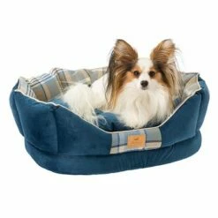 Ferplast Knuffelmand Charles, Blauw -Hunter Verkoop 2024 224601 224602 224696 ferplast kuschelbett charles blau hs 03 5