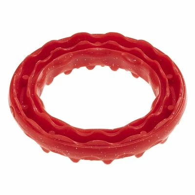 Ferplast Smile Kauwring, Rood 3 Ferplast Smile Kauwring, Rood