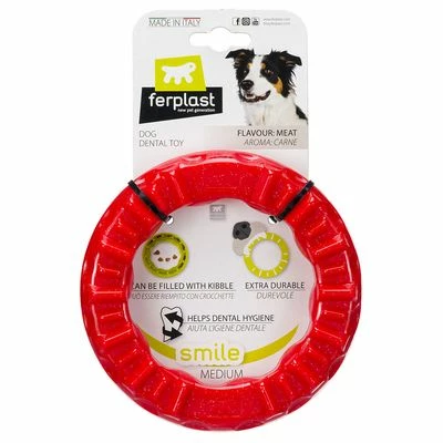 Ferplast Smile Kauwring, Rood 15 Ferplast Smile Kauwring, Rood - Afbeelding 13