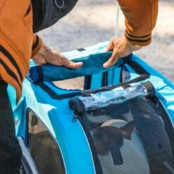 HAFENBANDE Fietskar Cabby S Incl. Twee Koppelingen -Hunter Verkoop 2024 230896 hafenbande fahrradanhaenger cabby s hs 04 4