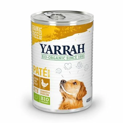 Yarrah Bio Hondenvoer Paté Met Bio Kip 3 Yarrah Bio Hondenvoer Paté Met Bio Kip