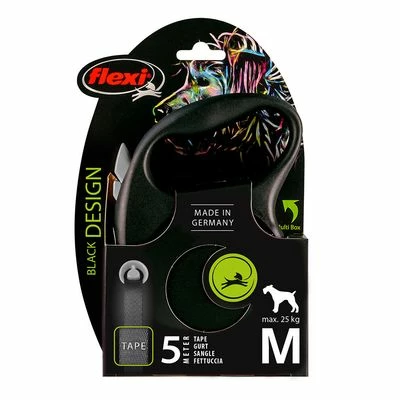 Flexi Black Design Rollijn Tape Zwart, 5 M - Afbeelding 6