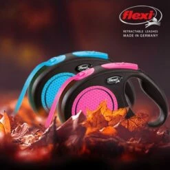 Flexi New Neon Rollijn Tape Blauw, 5 M -Hunter Verkoop 2024 253696 flexi new neon gurt leine blau 5m hs 07 1