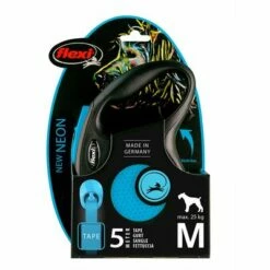 Flexi New Neon Rollijn Tape Blauw, 5 M -Hunter Verkoop 2024 253696 pla flexi new neon gurt leine blau 5m hs 01 7