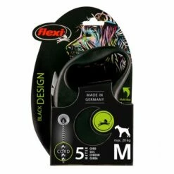 Flexi Black Design Rollijn Koord Zwart, 5 M 19 Flexi Black Design Rollijn Koord Zwart, 5 M -Hunter Verkoop 2024 253796 pla flexi black design seilleine schwarz medium 5m hs 01 1