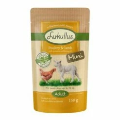 Voordeelpakket Lukullus Mini Maaltijdzakjes 48 X 150g -Hunter Verkoop 2024 264996 pla luk mini poultrylamb 6x150g 3