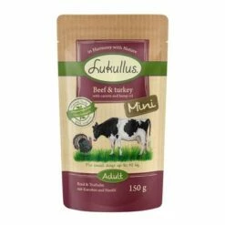 Voordeelpakket Lukullus Mini Maaltijdzakjes 48 X 150g -Hunter Verkoop 2024 264997 pla luk mini beefturkey 6x150g 5 4