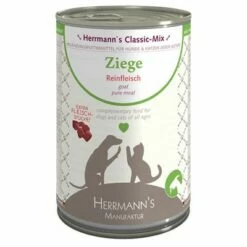 Herrmann's Vlees Puur 6 X 400 G -Hunter Verkoop 2024 27088 pla herrmanns hund ziege pur 400g 5
