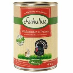 Voordeelpakket Lukullus 24 X 400 G -Hunter Verkoop 2024 28048 pla lukullus wildkaninchen truthahn 6 x 400 g 7