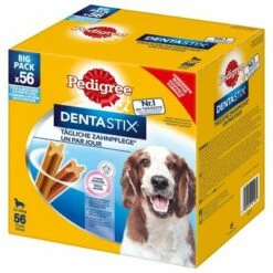 Voordeelpak! 168 X Pedigree DentaStix Dagelijkse Gebitsverzorging/ Fresh -Hunter Verkoop 2024 28167 pla pedigree dentastix mittlerehunde 56 stk 4 0