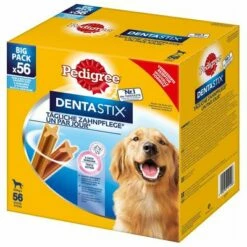 Voordeelpak! 168 X Pedigree DentaStix Dagelijkse Gebitsverzorging/ Fresh -Hunter Verkoop 2024 28168 pla pedigree dentastix grossehunde 56stk 0 6