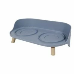 TIAKI Keramische Voerbak Duo -Hunter Verkoop 2024 302496 tiaki keramiknapf duo grau hs 05 8