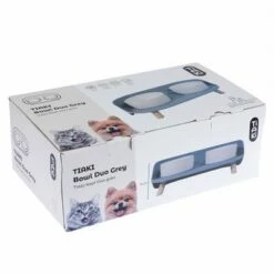 TIAKI Keramische Voerbak Duo -Hunter Verkoop 2024 302496 tiaki napf duo grau fg 6139 1