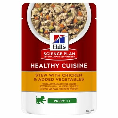 Hill's Science Plan Puppy Medium & Large Healthy Cuisine Met Kip 4 Hill's Science Plan Puppy Medium & Large Healthy Cuisine Met Kip - Afbeelding 2