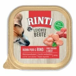 RINTI Lichte Buit 9 X 300 G -Hunter Verkoop 2024 310496 pla finnern rinti leichtebeute huhnrind 300g hs 01 3