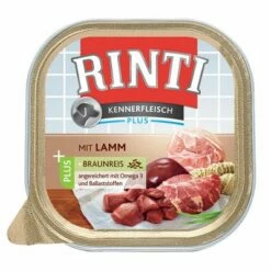 Voordeelpakket Rinti "Kennerfleisch" 9 X 300 G -Hunter Verkoop 2024 31740 PLA Rinti Kennerfleisch Lamm Braunreis 300g 3