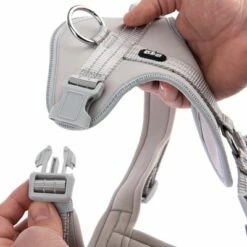 TIAKI Tuig Neopreen, Grijs -Hunter Verkoop 2024 323034 neoprene geschirr xl grau fg 8080 0