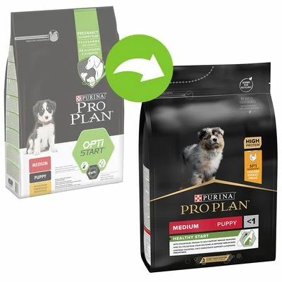 Purina Pro Plan Medium Puppy Healthy Start Hondenvoer 3 Purina Pro Plan Medium Puppy Healthy Start Hondenvoer