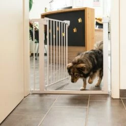 TIAKI Wit Hondenrek Met Verlengstuk Van 7 Cm -Hunter Verkoop 2024 334597 tiaki dog gate white fg 8167 7