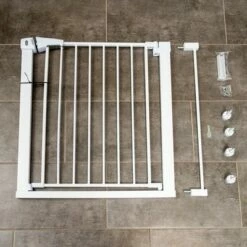 TIAKI Wit Hondenrek Met Verlengstuk Van 7 Cm -Hunter Verkoop 2024 334597 tiaki dog gate white fg 8223 9