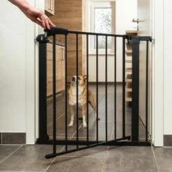 TIAKI Zwart Hondenhek Met Verlengstuk Van 7 Cm -Hunter Verkoop 2024 334696 tiaki dog gate black fg 8112 7