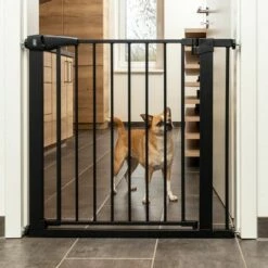 TIAKI Zwart Hondenhek Met Verlengstuk Van 7 Cm -Hunter Verkoop 2024 334696 tiaki dog gate black fg 8124 5