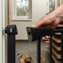 TIAKI Zwart Hondenhek Met Verlengstuk Van 7 Cm -Hunter Verkoop 2024 334696 tiaki dog gate black fg 8129 0