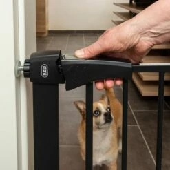 TIAKI Zwart Hondenhek Met Verlengstuk Van 7 Cm -Hunter Verkoop 2024 334696 tiaki dog gate black fg 8130 2