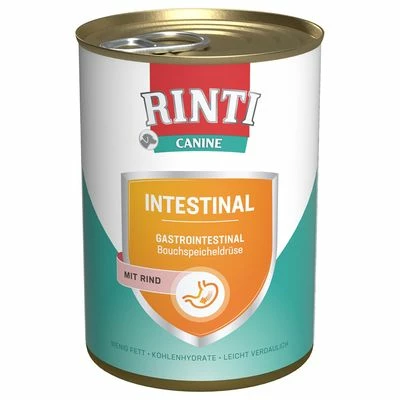 RINTI Canine Intestinal Met Rund 400 G Hondenvoer
