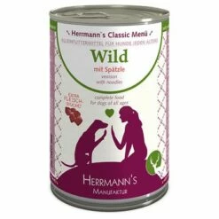 Voordeelpakket: Herrmann's Menu 12 X 400 G -Hunter Verkoop 2024 43537 pla zp d13 classic wild spaetzle 400g web 0