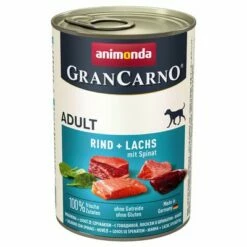 Voordeelpakket Animonda GranCarno 12 X 400 G 27 Voordeelpakket Animonda GranCarno 12 X 400 G -Hunter Verkoop 2024 51232 pla animonda grancarno adult rindlachsspinat 400g 3