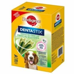 Voordeelpak! 168 X Pedigree DentaStix Dagelijkse Gebitsverzorging/ Fresh -Hunter Verkoop 2024 56958 pla pedigree dentastixfresh mittlerehunde 28stk 6 5