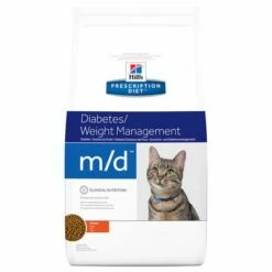 Hill's Prescription Diet Feline M/D Diabetes/Low Fat Kattenvoer Met Kip