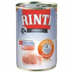 Rinti Sensible Puur 24 X 400 G -Hunter Verkoop 2024 65032 PLA Rinti Sensible 400g Huhn pur 6