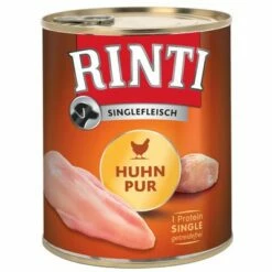 RINTI Singlefleisch Exclusive 6 X 800 G Hondenvoer -Hunter Verkoop 2024 69069 pla rintisingle huhnpur 4
