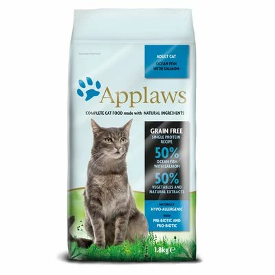 Applaws Adult Zeevis Met Zalm Kattenvoer - Afbeelding 2