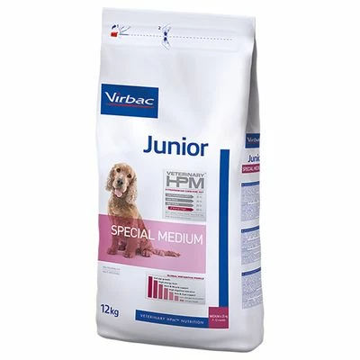 Virbac Veterinary HPM Dog Junior Medium Hondenvoer 3 Virbac Veterinary HPM Dog Junior Medium Hondenvoer