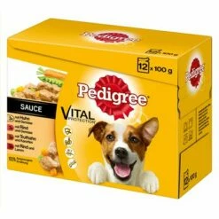 Pedigree Maaltijdzakjes Hondenvoer -Hunter Verkoop 2024 72394 pla pedigree pouch 12x100g mulitsosse 6
